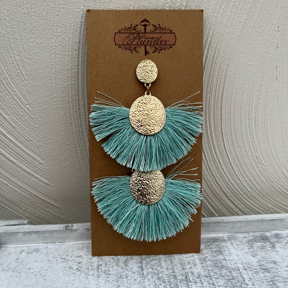 Plunder Stud Earrings turquoise